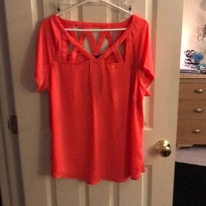 Torrid bright coral top